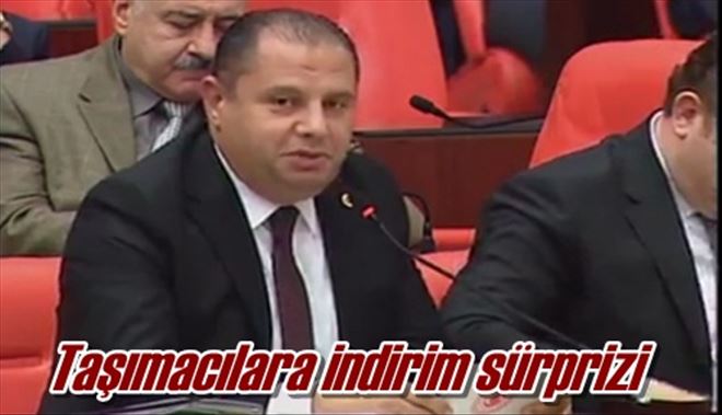 Taşımacılara indirim sürprizi