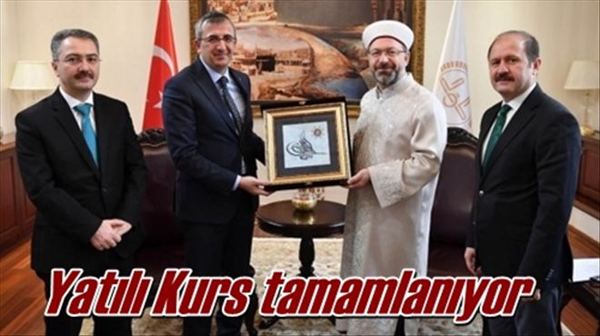 Yatılı Kurs tamamlanıyor