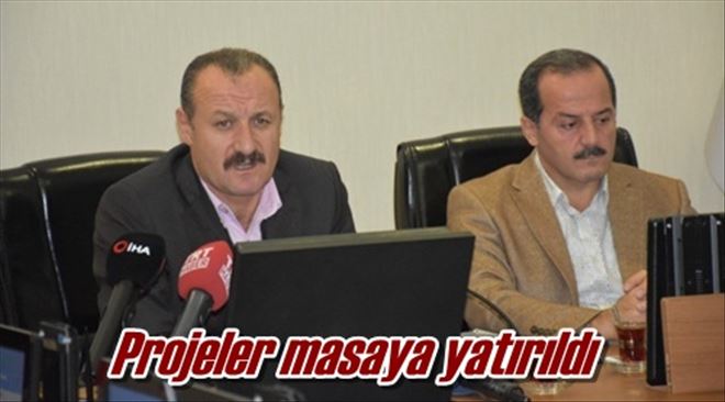 Projeler masaya yatırıldı