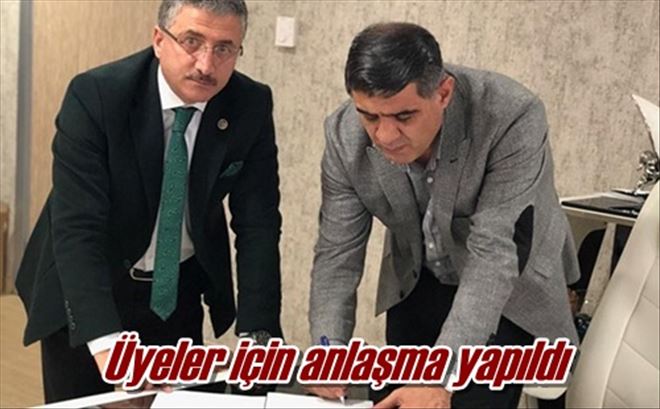 Üyeler için anlaşma yapıldı