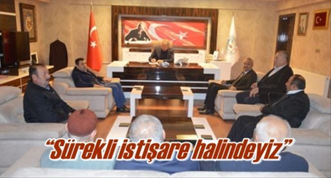 ?Sürekli istişare halindeyiz?