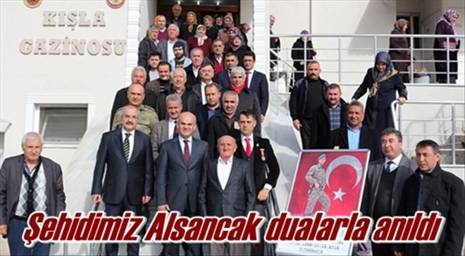Şehidimiz Alsancak dualarla anıldı
