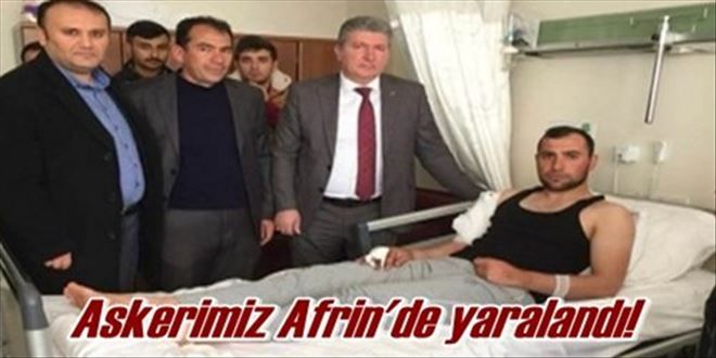 Askerimiz Afrin´de yaralandı!