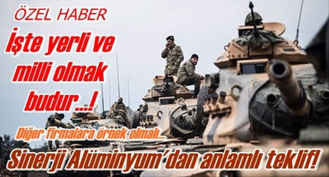 Sinerji´den anlamlı teklif!