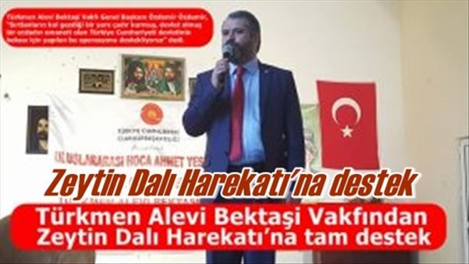 Zeytin Dalı Harekatı´na destek