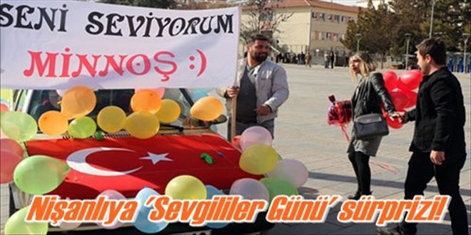 Nişanlıya ´Sevgililer Günü´ sürprizi!