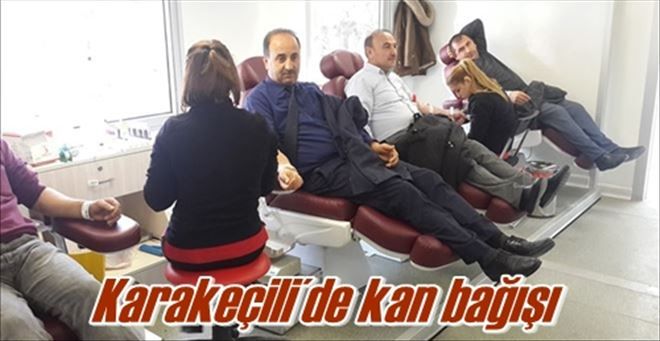Karakeçili´de kan bağışı 