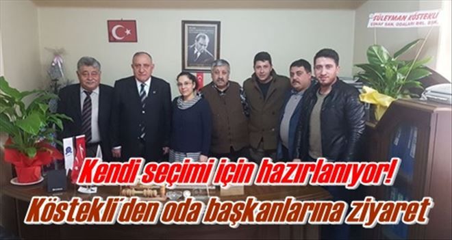 Köstekli´den oda başkanlarına ziyaret 