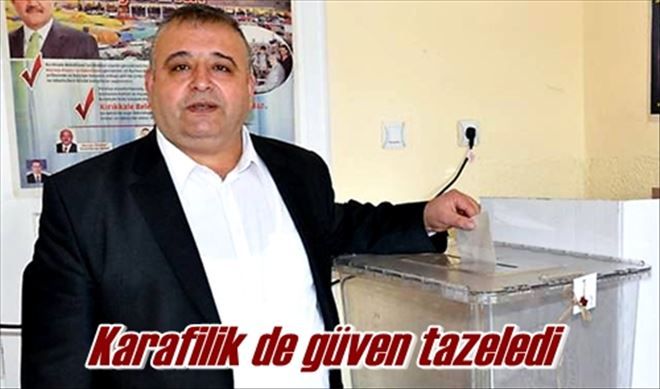 Karafilik de güven tazeledi