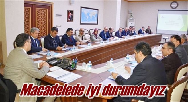 Macadelede iyi durumdayız