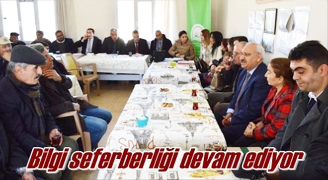 Bilgi seferberliği devam ediyor