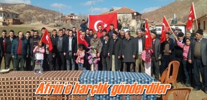 Afrin´e harçlık gönderdiler