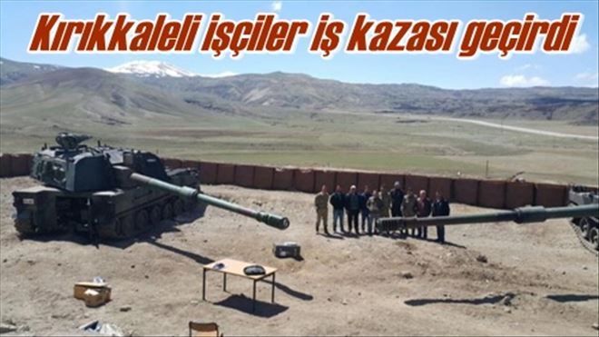 Kırıkkaleli işçiler iş kazası geçirdi