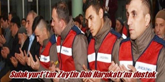  Sulakyurt´tan Zeytin  Dalı Harekatı´na destek 