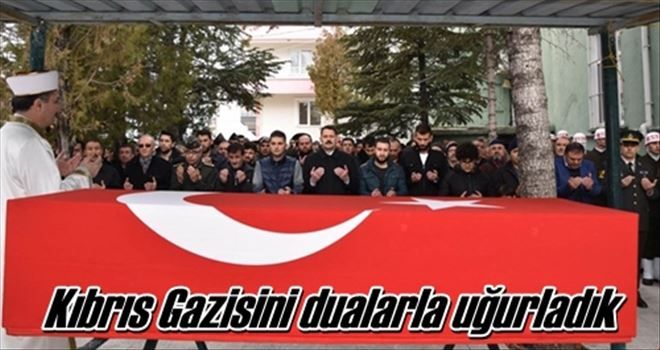 Kıbrıs Gazisini dualarla uğurladık