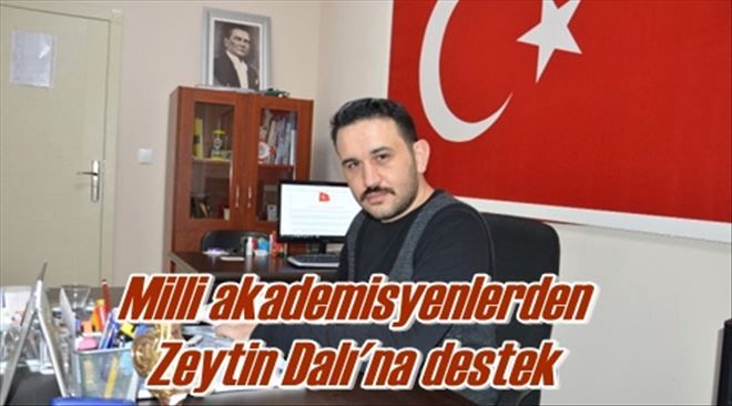 Milli akademisyenlerden  Zeytin Dalı´na destek