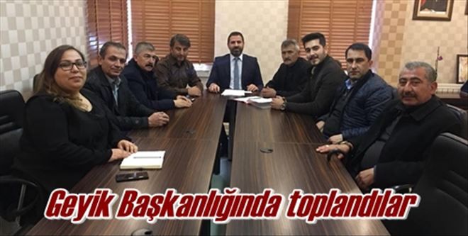 Geyik Başkanlığında toplandılar