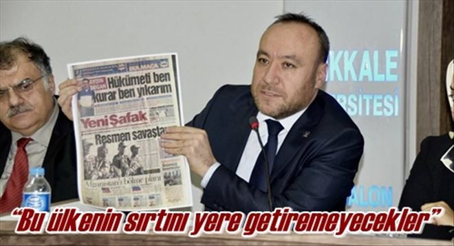 ?Bu ülkenin sırtını yere getiremeyecekler?