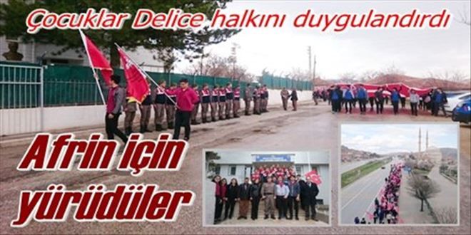 Çocuklar Delice halkını duygulandırdı