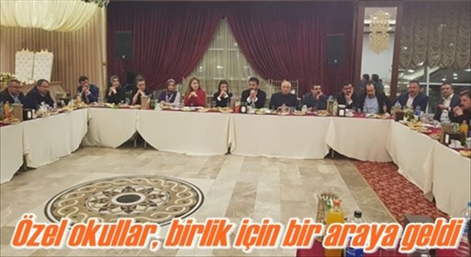 Özel okullar, birlik için bir araya geldi