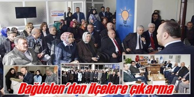 Dağdelen´den ilçelere çıkarma