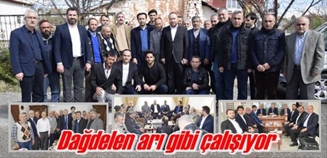 Dağdelen arı gibi çalışıyor