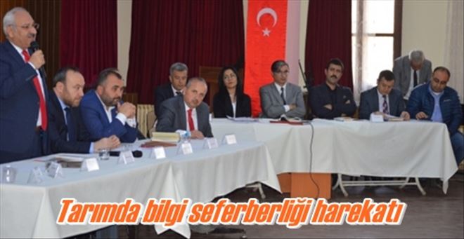 Tarımda bilgi seferberliği harekatı