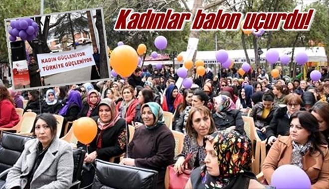 Kadınlar balon uçurdu!