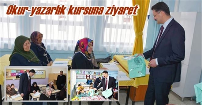 Vali kursu ziyaret etti