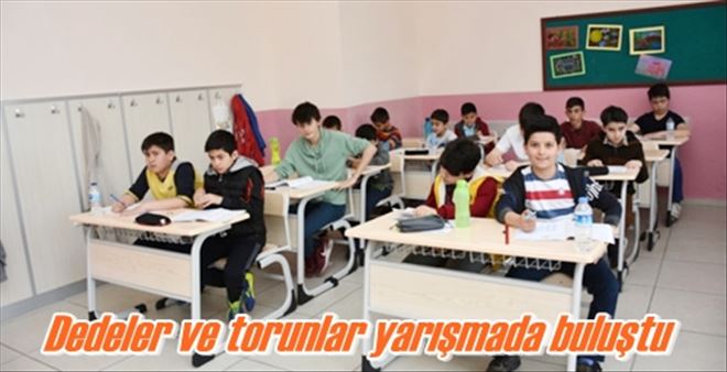 Dedeler ve torunlar yarışmada buluştu
