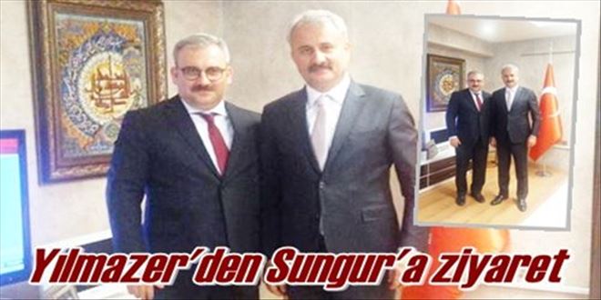 Yılmazer´den Sungur´a ziyaret