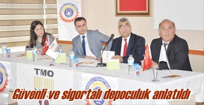 Güvenli ve sigortalı depoculuk anlatıldı