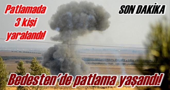Bedesten´de patlama: 3 kişi yaralandı!