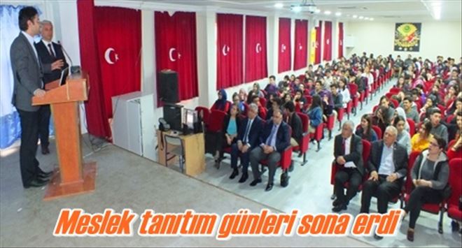 Meslek tanıtım günleri sona erdi