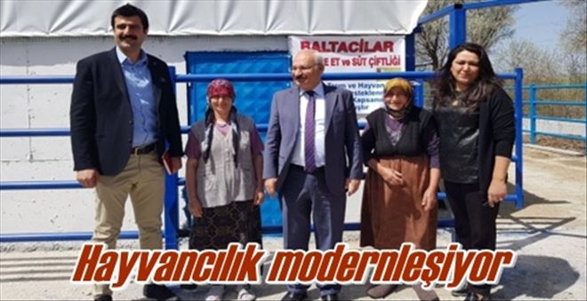 Hayvancılık modernleşiyor