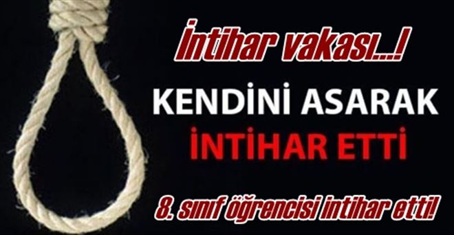 İntihar vakası!