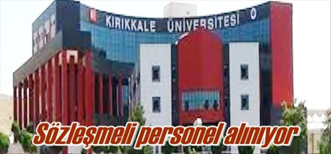 Sözleşmeli personel alınıyor