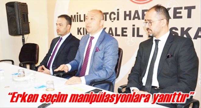 ?Erken seçim manipülasyonlara yanıttır?