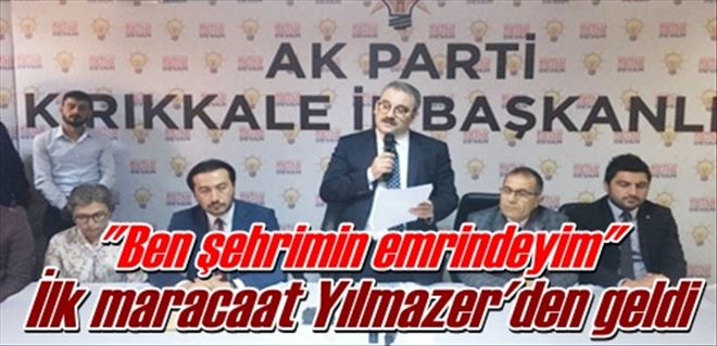 ?Şehrimin emrindeyim?