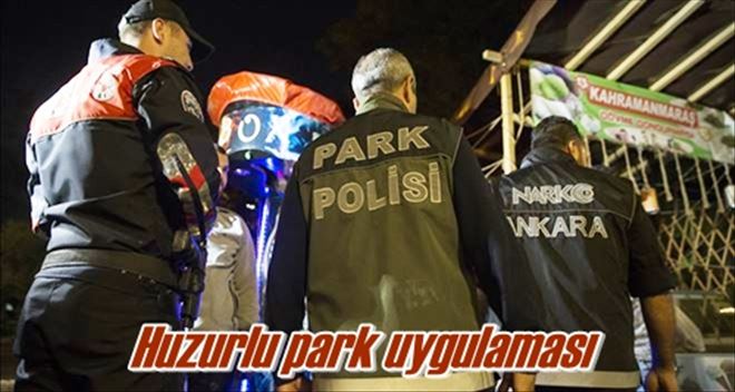 Huzurlu park uygulaması
