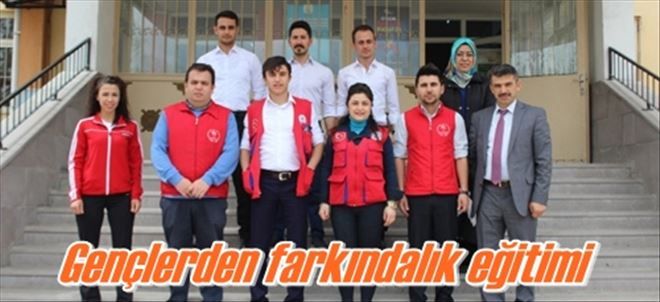 Gençlerden farkındalık eğitimi