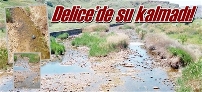 Delice´de su kalmadı!
