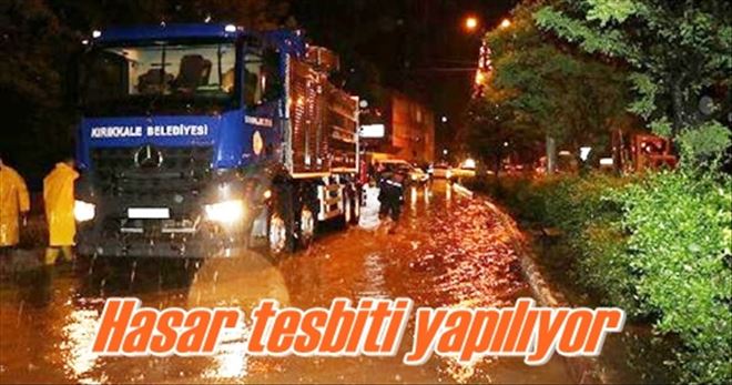 Hasar tesbiti yapılıyor