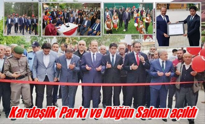 Kardeşlik Parkı ve Düğün Salonu açıldı