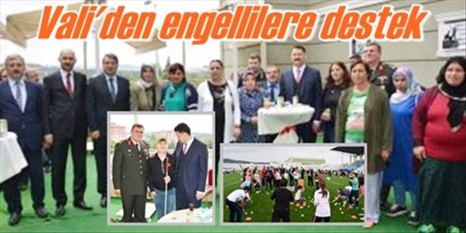 Vali´den engellilere destek