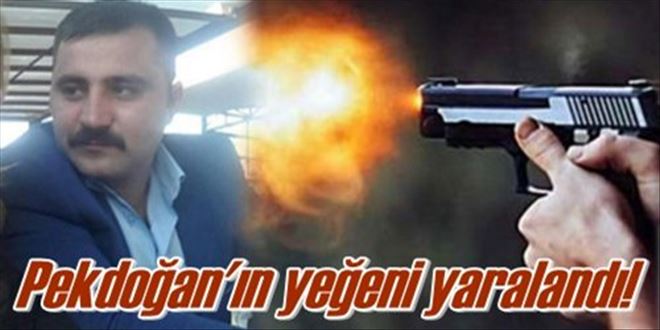 Pekdoğan´ın yeğeni yaralandı!