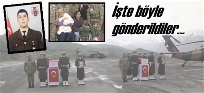 Memlekete böyle uğurlandılar