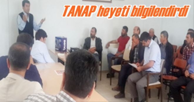 TANAP heyeti bilgilendirdi