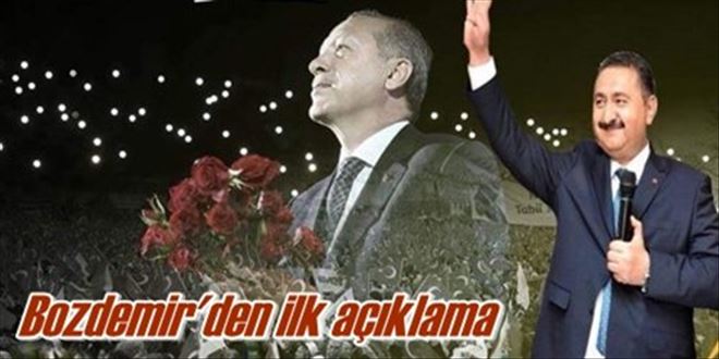 Bozdemir´den ilk açıklama