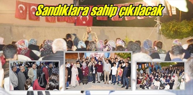 Sandıklara sahip çıkılacak